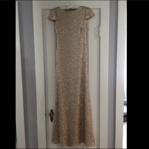 Sorella Vita Gold Sequin Dress Size 10